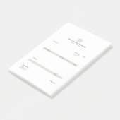 invoice desinge post-it klebezettel (angewinkelt)