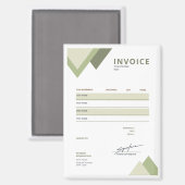 INVOICE MAGNET (Vorderseite/Rückseite)