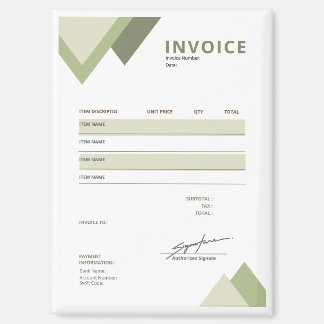 INVOICE MAGNET