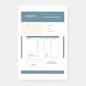 invoice post-it klebezettel (Vorderseite)