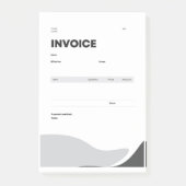 invoice post-it klebezettel (Vorderseite)