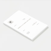 invoice  post-it klebezettel (angewinkelt)