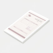 invoice post-it klebezettel (angewinkelt)