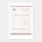 invoice post-it klebezettel (Vorderseite)