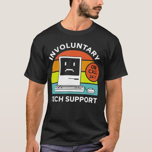 Involuntaryech Support funny T-Shirt (Vorderseite)
