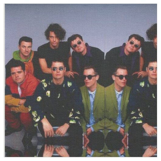 INXS Gewebe Stoff (Nahaufnahme)