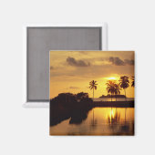 Inxtapa Sunset Magnet (Vorderseite/Rückseite)