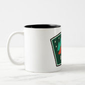 Inyo National Forest Camping Zweifarbige Tasse (Links)