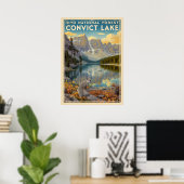 Inyo National Forest - Convict Lake V01 Poster (Heimbüro)