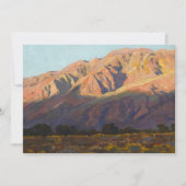 Inyo Range at Sunset, Lone Pine by Maynard Dixon Dankeskarte (Vorderseite)