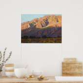 Inyo Range at Sunset, Lone Pine by Maynard Dixon Poster (Küche)