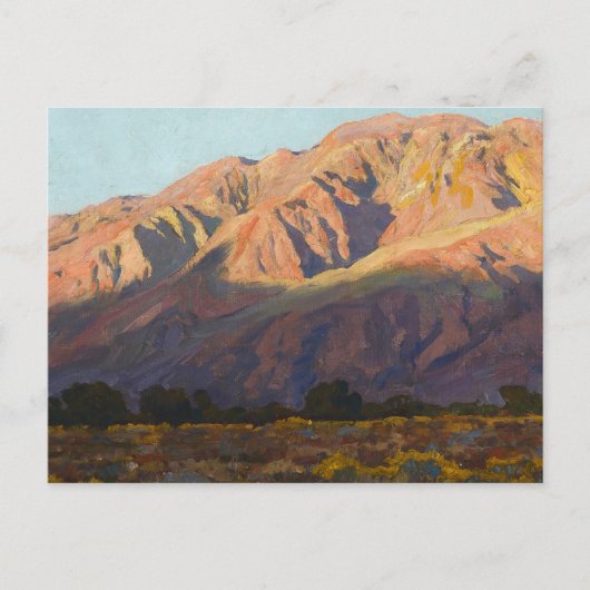 Inyo Range at Sunset, Lone Pine by Maynard Dixon Postkarte (Vorderseite)