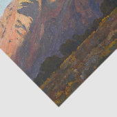 Inyo Range at Sunset, Lone Pine by Maynard Dixon Seidenpapier (Ausschnitt)