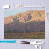 Inyo Range at Sunset, Lone Pine by Maynard Dixon Seidenpapier (Handwerk)