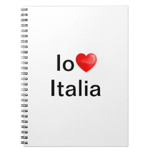 Io amo Italia Notizblock