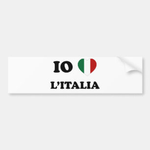 Io-Amo Italien Autoaufkleber