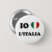 Io-Amo Italien Button (Vorne & Hinten)
