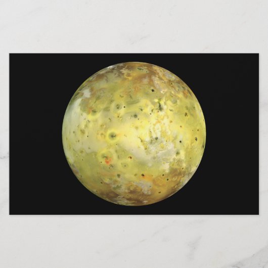 Io (Jupitermond) Briefpapier (Vorderseite)