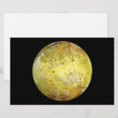 Io (Jupitermond) Briefpapier (Vorne/Hinten)