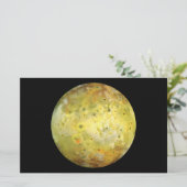 Io (Jupitermond) Briefpapier (Stehend Vorderseite)