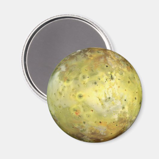 Io (Jupitermond) Magnet (Vorderseite/Rückseite)