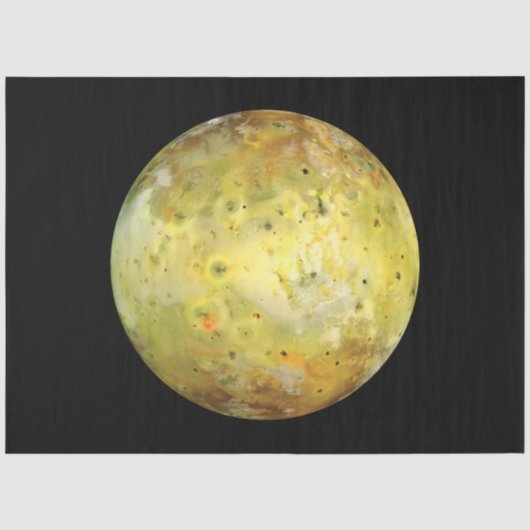 Io (Jupitermond) Seidenpapier (Vorderseite)