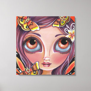 "Io Moth Fairy" Canvas Print Leinwanddruck