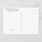 Io Saturnalia Zitat von Petronius Einladungspostkarte (Rückseite)