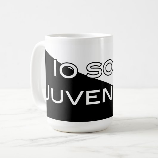 IO SONO JUVENTINO - KAFFEETASSE (Vorderseite Links)