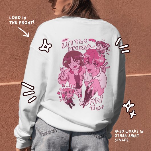 Io und Milo Little Pickle Town (White Ver.) Shirt