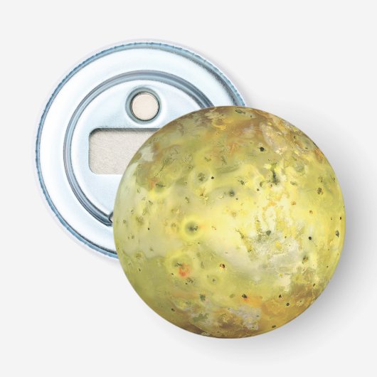 Io Vulkanmond Jupiter Flaschenöffner (Vorderseite)