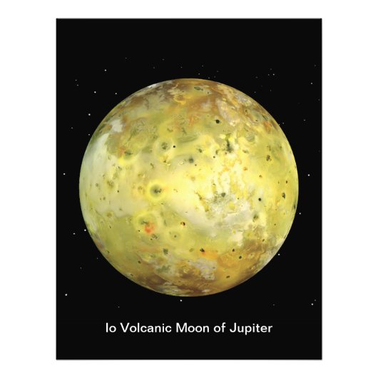 Io Vulkanmond Jupiter Fotodruck (Vorne)