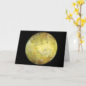 Io Vulkanmond Jupiter Karte (Gelbe Blume)