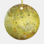 Io Vulkanmond Jupiter Keramik Ornament (Vorne)