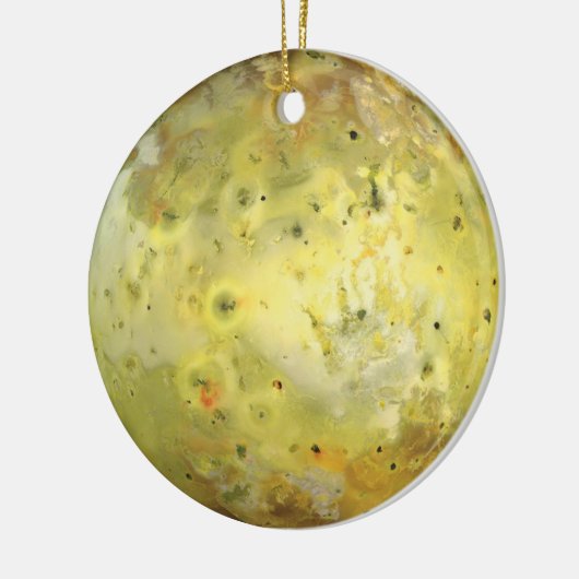 Io Vulkanmond Jupiter Keramik Ornament (Links)
