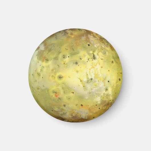Io Vulkanmond Jupiter Magnet (Vorne)