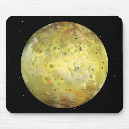 Io Vulkanmond Jupiter Mousepad (Vorne)