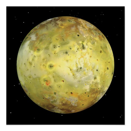 Io Vulkanmond Jupiter Poster (Vorderseite)