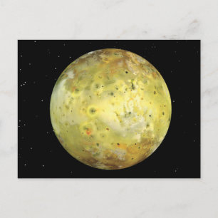 Io Vulkanmond Jupiter Postkarte