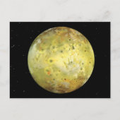 Io Vulkanmond Jupiter Postkarte (Vorderseite)