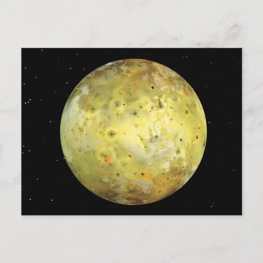 Io Vulkanmond Jupiter Postkarte (Vorderseite)
