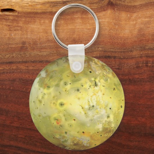 Io Vulkanmond Jupiter Schlüsselanhänger (Rückseite)