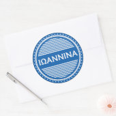 Ioannina City Pride Emblem – Greek Identity Runder Aufkleber (Umschlag)
