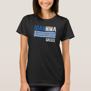 Ioannina Griechenland Flagge Griechen Männer Fraue T-Shirt