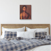 'Iokepa, Hawaiian Fisher Boy' - Hubert Vos Leinwanddruck (Insitu (Schlafzimmer))