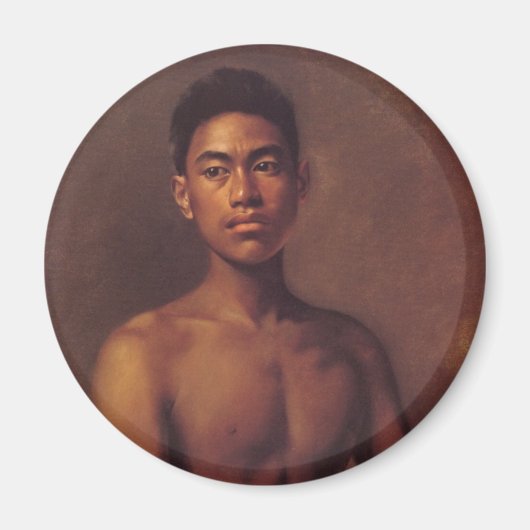 'Iokepa, Hawaiian Fisher Boy' - Magnet (Vorne)