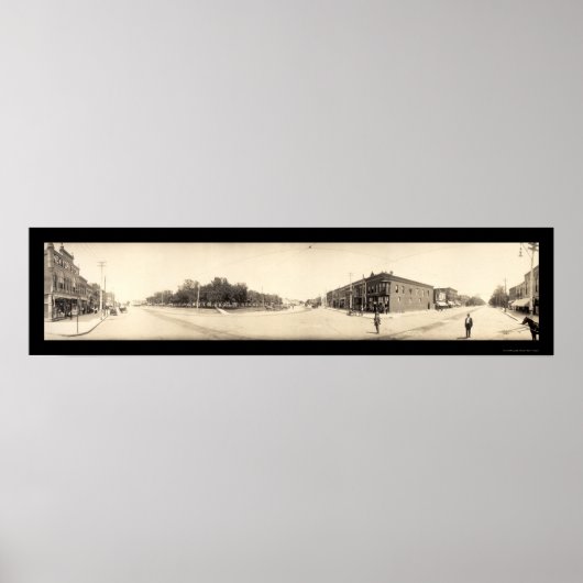 Iola, KS Foto 1909 Poster (Vorne)