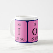Iola Periodenname Tasse (Vorderseite Links)