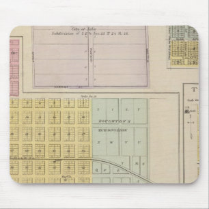 Iola, Torrance und Kellogg, Kansas Mousepad