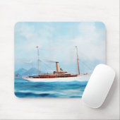 Iolanda Steam Yacht 1909 Mousepad (Mit Mouse)